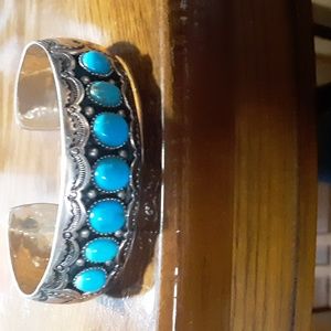 Sterling Silver/Turquoise Bracelet